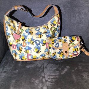 Rooney and Burke bag and wristlet